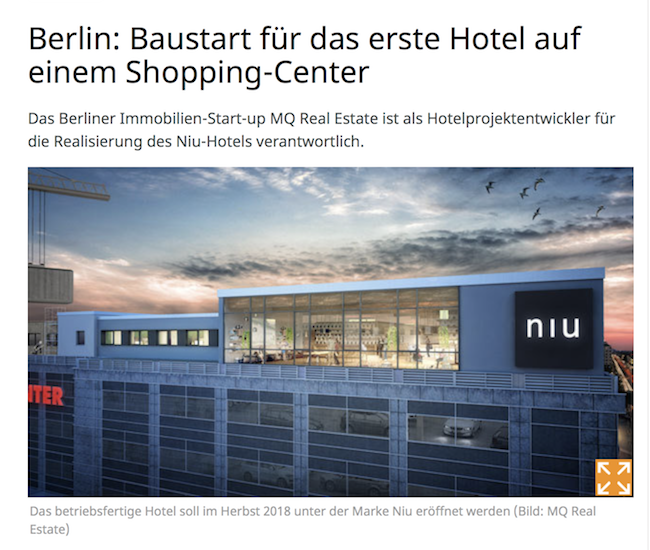 <a class="headmagazine" href="  http://www.immobilien-zeitung.de/1000050264/baustart-fuer-erste-parkplatzhotel-in-berlin  " target="_blank" rel="noopener noreferrer">  Presse  </a><br /><br /><a class="submagazine" href="  http://www.immobilien-zeitung.de/1000050264/baustart-fuer-erste-parkplatzhotel-in-berlin  " target="_blank" rel="noopener noreferrer">  Baustart für das erste Parkplatzhotel in Berlin  </a>